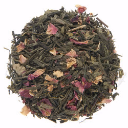 Organic Cherry Rose Green Tea – Cherry‑Rose Floral Brightness