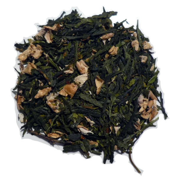 Peppermint Ginger Green Tea – Minty & Refreshing