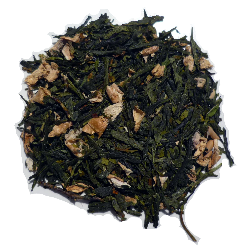 Peppermint Ginger Green Tea – Minty & Refreshing